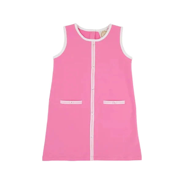 Annie Apron Dress - Winter Park Pink Girl Dress Beaufort Bonnet 