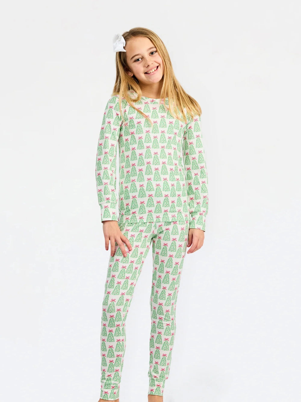 Annie Kids Pajama Set - Rosy Woodlands Girl Pajamas Mary Square 6/7 