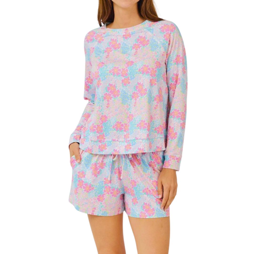 Annie Short Set - Primrose Womens Pajamas Mary Square 