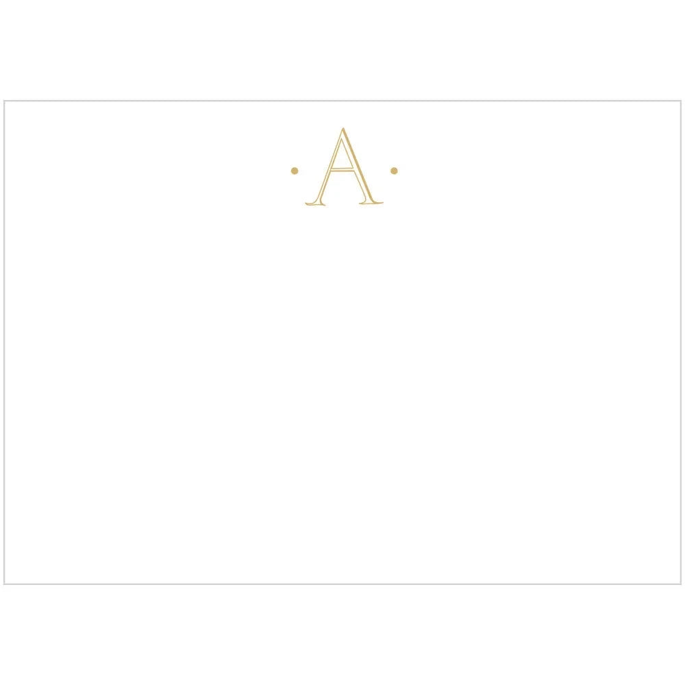 Antique Plain Letter Foil Correspondence Cards Stationery Caspari A 