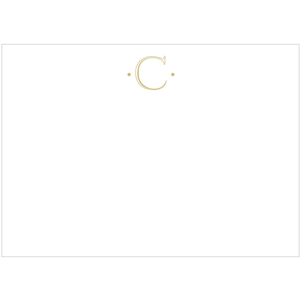 Antique Plain Letter Foil Correspondence Cards Stationery Caspari C 
