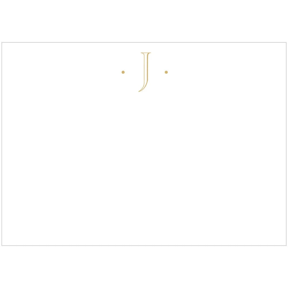 Antique Plain Letter Foil Correspondence Cards Stationery Caspari J 