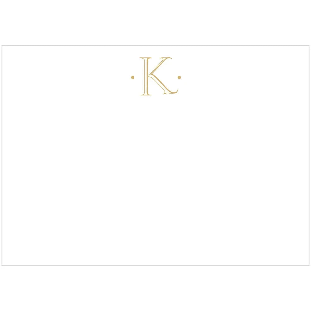 Antique Plain Letter Foil Correspondence Cards Stationery Caspari K 