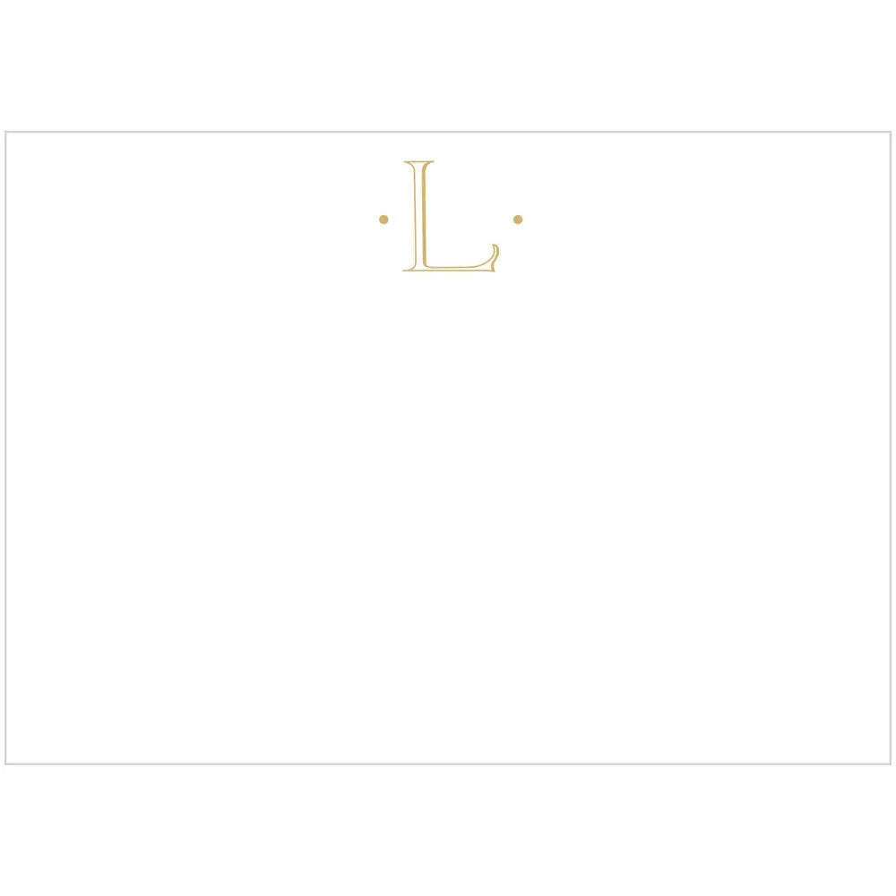 Antique Plain Letter Foil Correspondence Cards Stationery Caspari L 