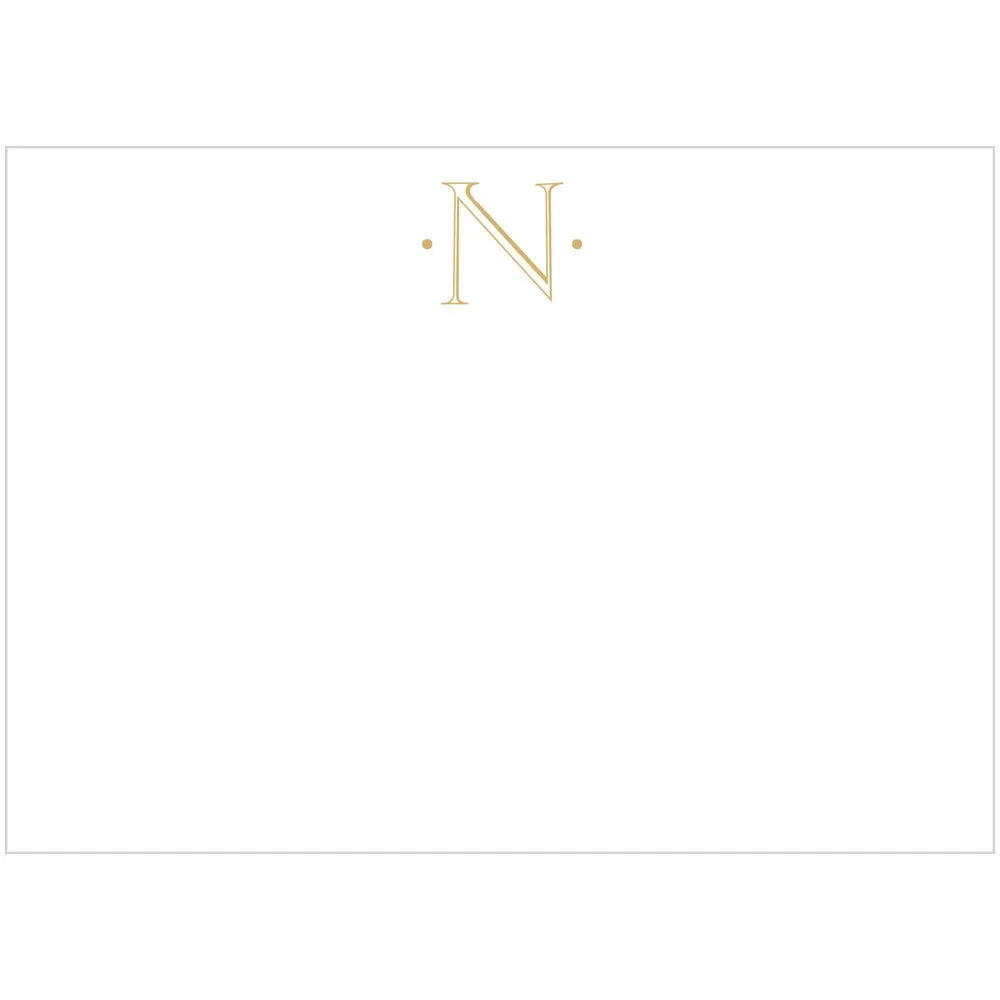 Antique Plain Letter Foil Correspondence Cards Stationery Caspari N 
