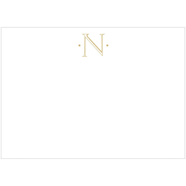 Antique Plain Letter Foil Correspondence Cards Stationery Caspari N 