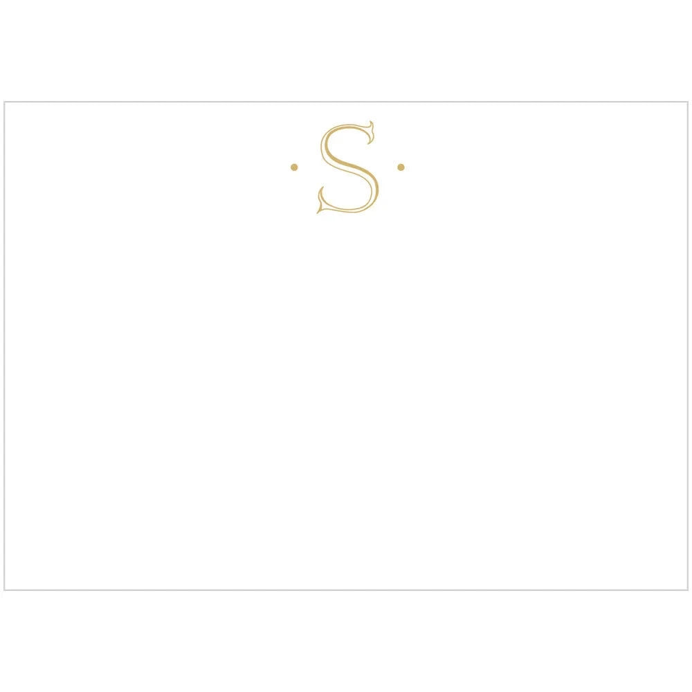 Antique Plain Letter Foil Correspondence Cards Stationery Caspari S 