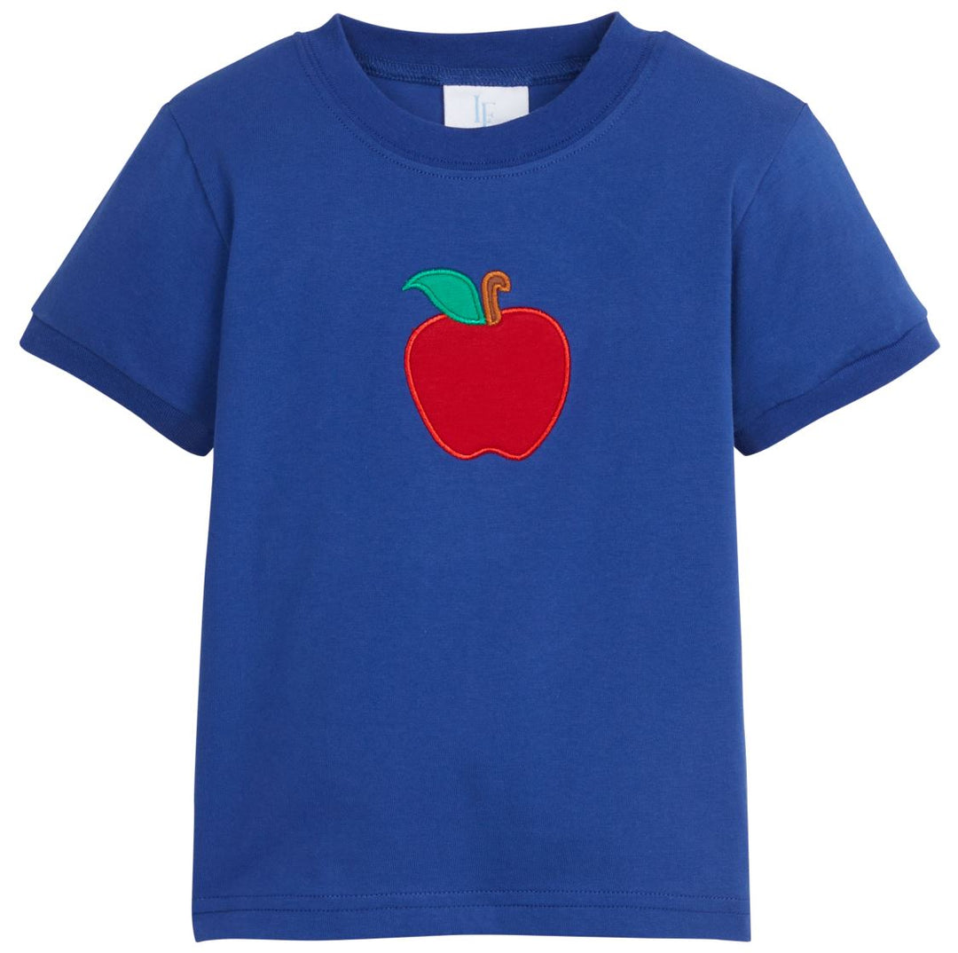 Apple Applique T-Shirt Boy Shirt Little English 