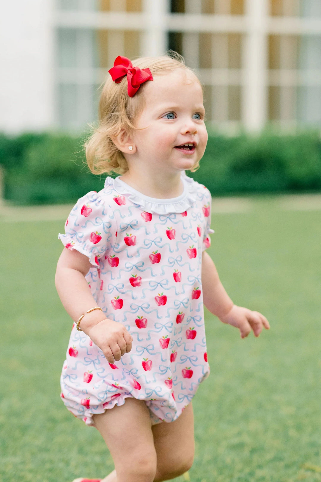 Apple Blossom Girl Bubble Girl Dress Proper Peony 