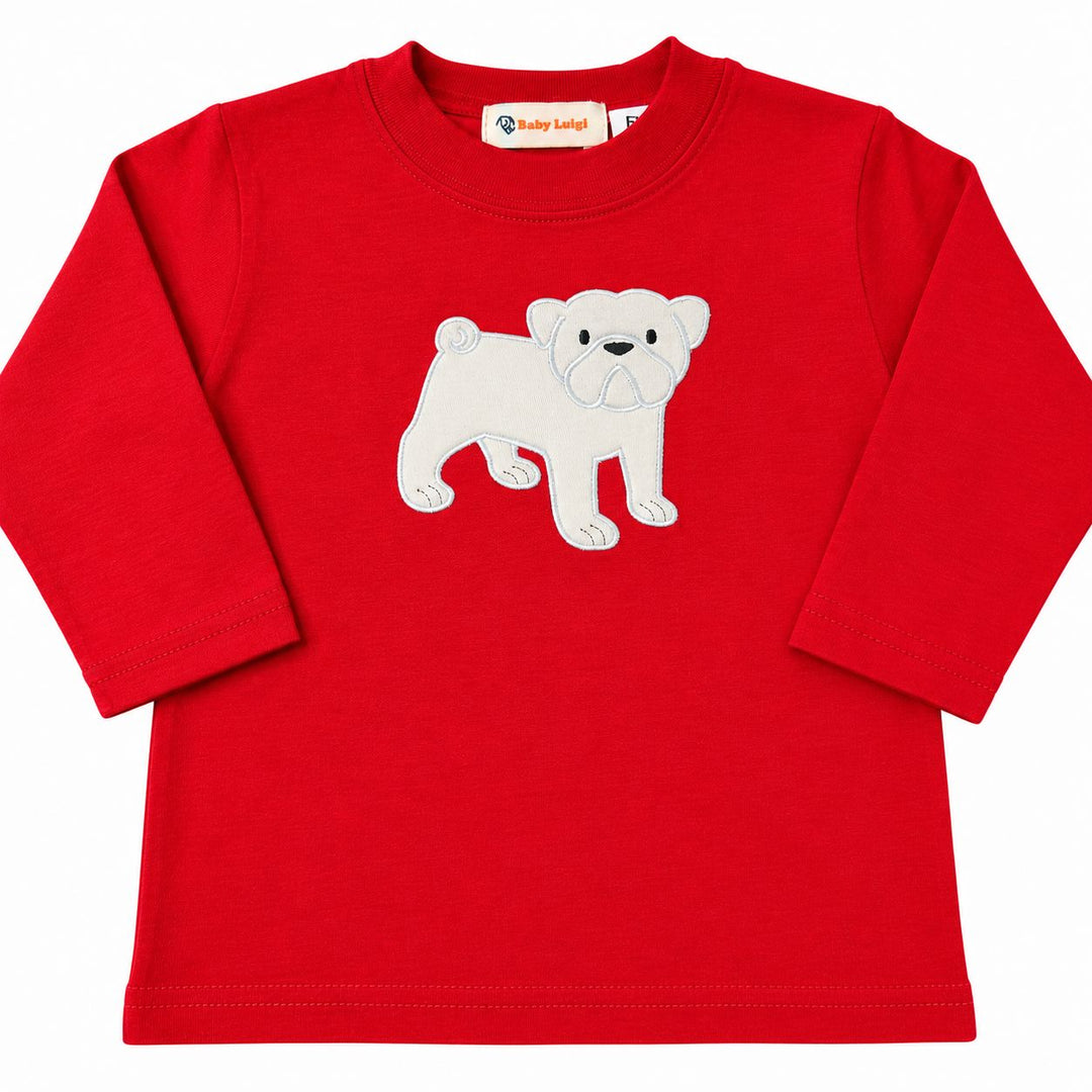 Applique Shirt - Dog Boy Shirt Luigi 