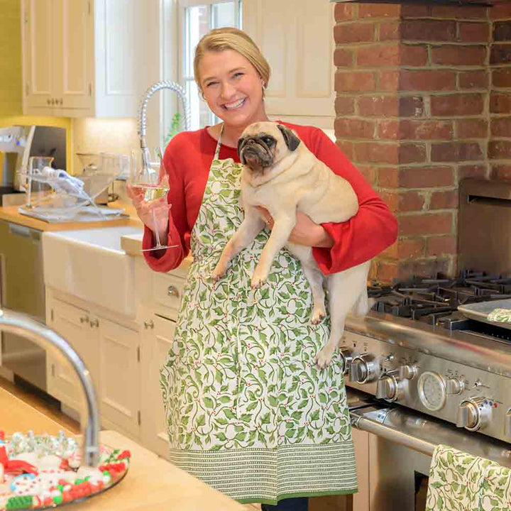 Apron - Holly berry Apron Pomegranate 