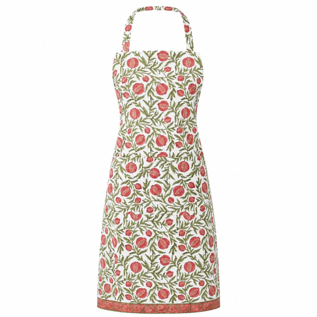 Apron - Pomegranate Red Apron Pacific & Rose Textles 