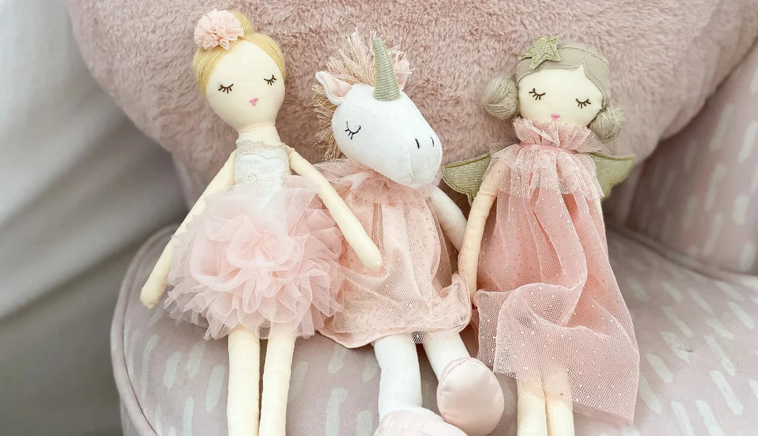 Ariel Fairy Doll Pink Plush Toy Mon Ami 