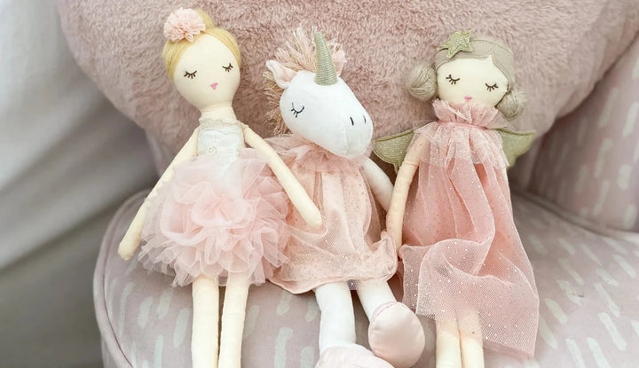 Ariel Fairy Doll Pink Plush Toy Mon Ami 