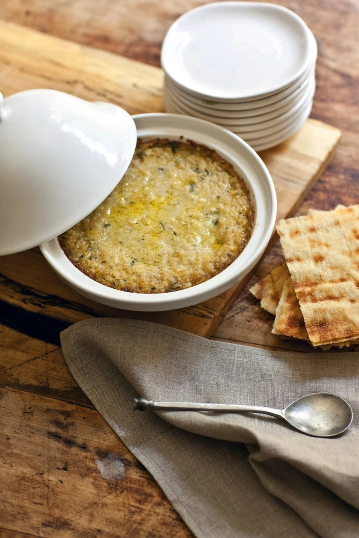 Artichoke Pesto and Dressed Pane with Olivewood Knife Food Bella Cucina 