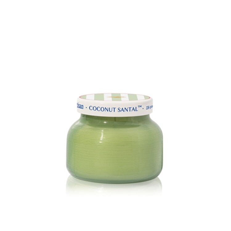 Artisan- Coconut Santal Petite Candle 8oz Candle Capri Blue 