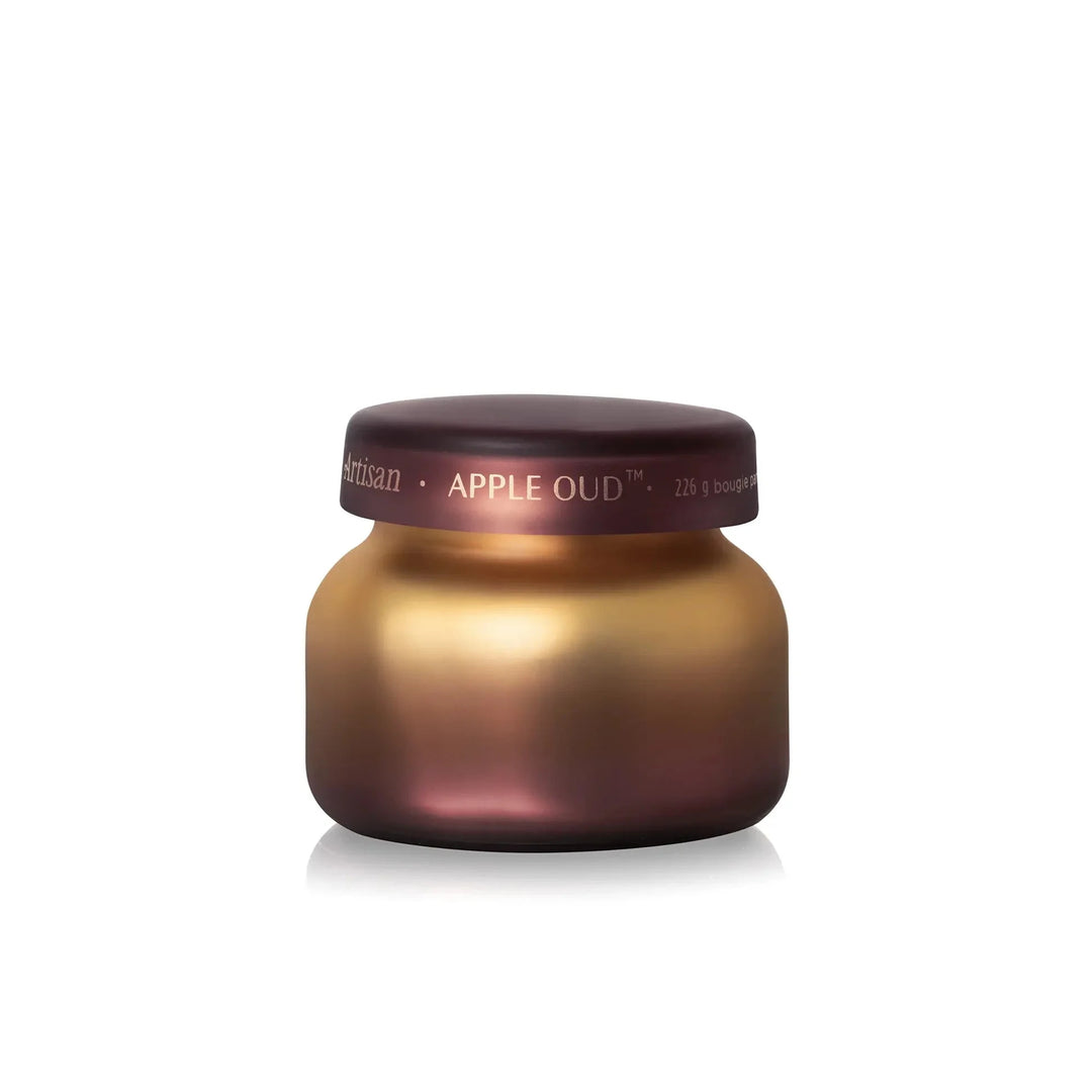 Artisan Tuscan Petite Candle - Apple Oud Candle Capri Blue 