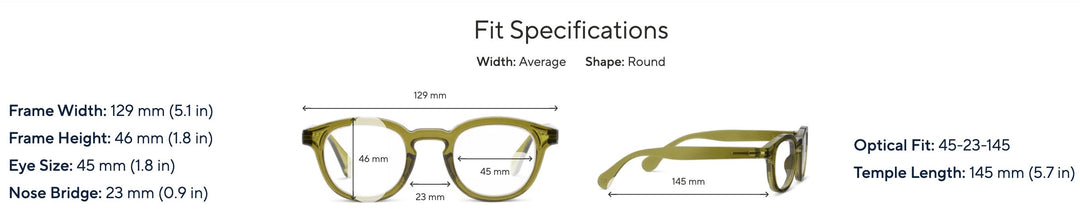 Asher Peepers - Green Reading Glasses Peepers 