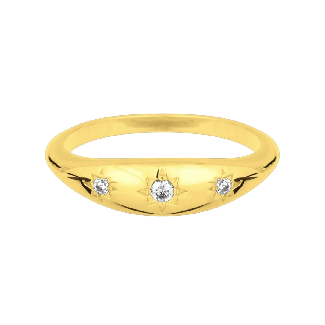 Astra Signet Ring - Gold Womens Ring FYB 