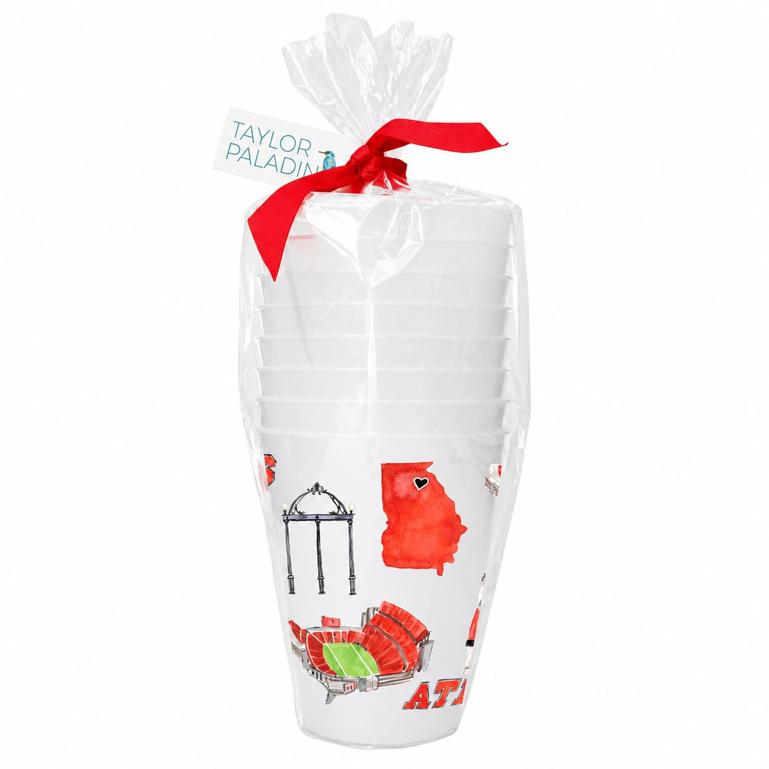 Athens Pattern Cup - Set of 8 Shatterproof Cups Taylor Paladino 