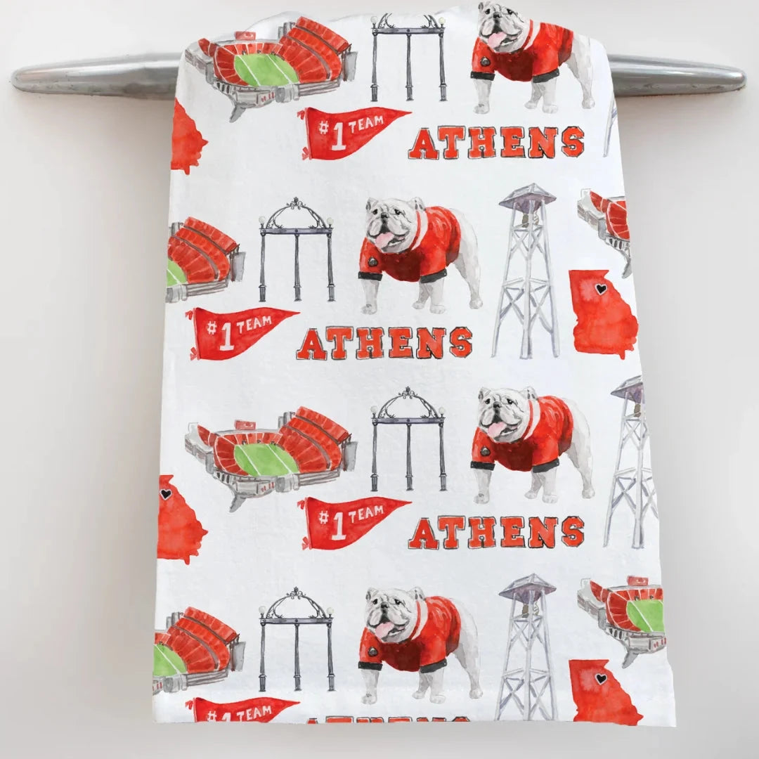 Athens Pattern Tea Towel Kitchen Towel Taylor Paladino 