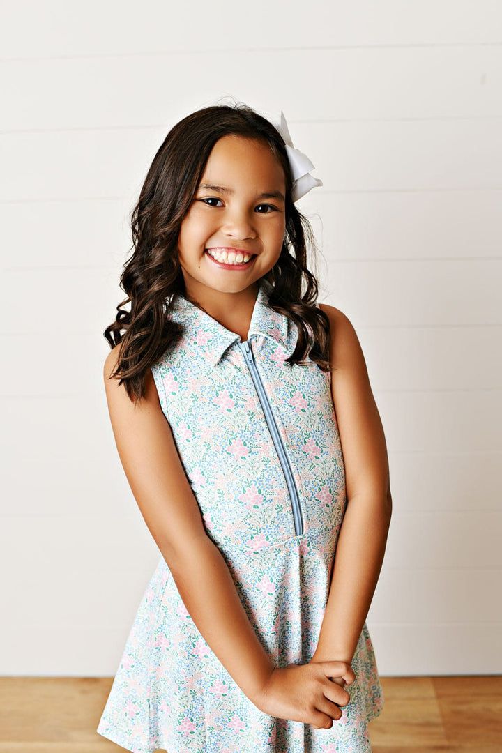 Athletic Ditsy Bloom Dress Girl Dress Swoon Baby 