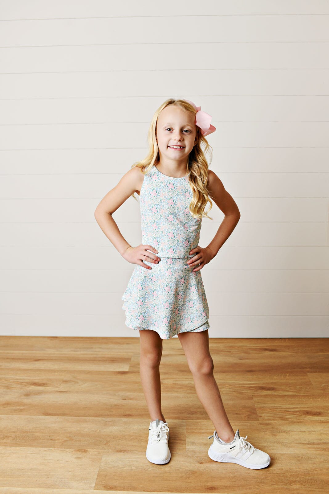 Athletic Ditsy Bloom Skort Set Girl Skirt Swoon Baby 