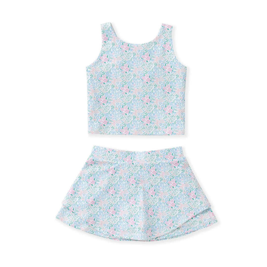 Athletic Ditsy Bloom Skort Set Girl Skirt Swoon Baby 