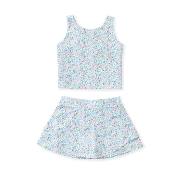 Athletic Ditsy Bloom Skort Set Girl Skirt Swoon Baby 