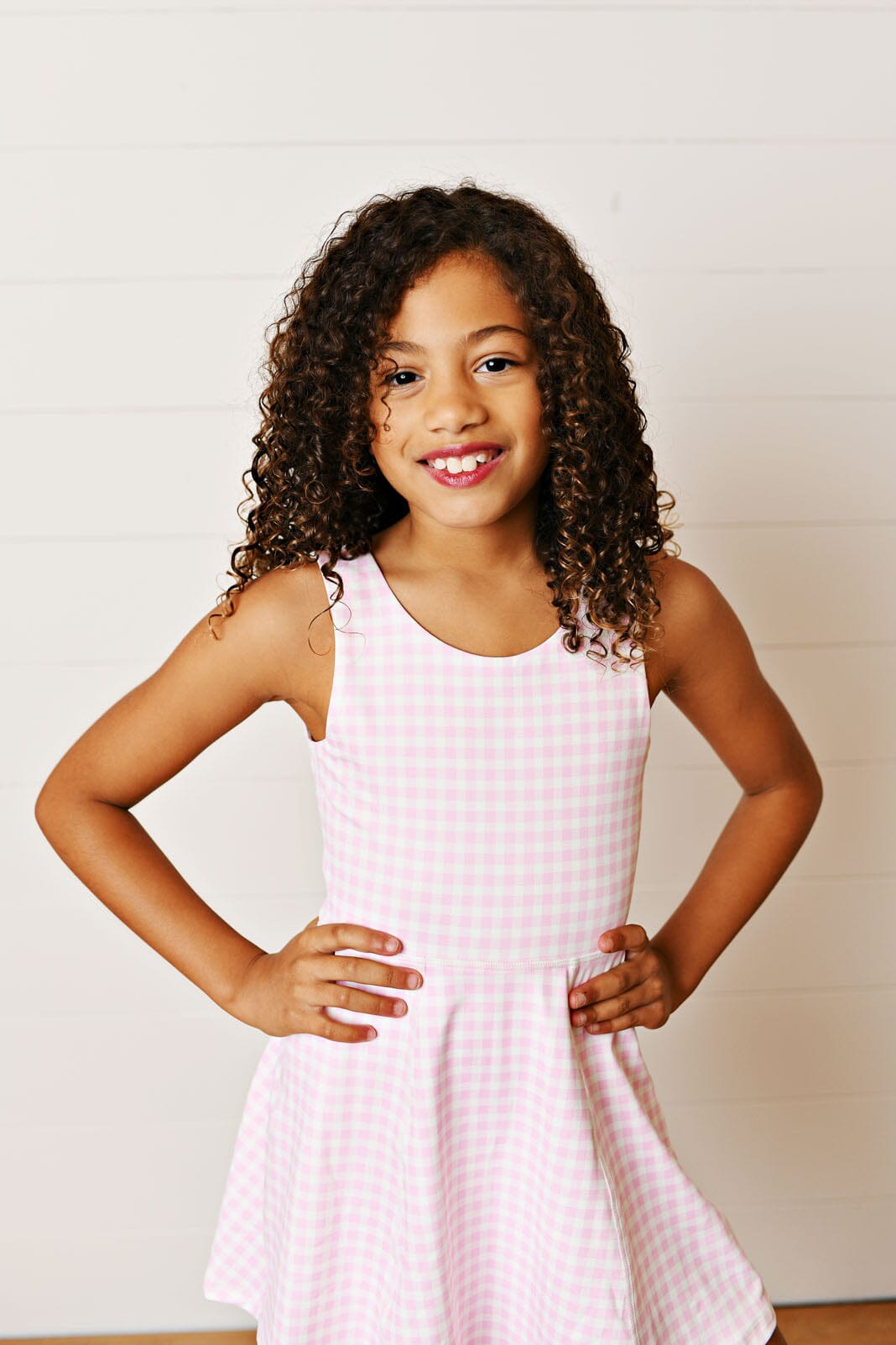 Athletic Pink Gingham Dress