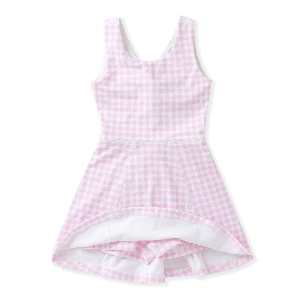 Athletic Pink Gingham Dress Girl Dress Swoon Baby 