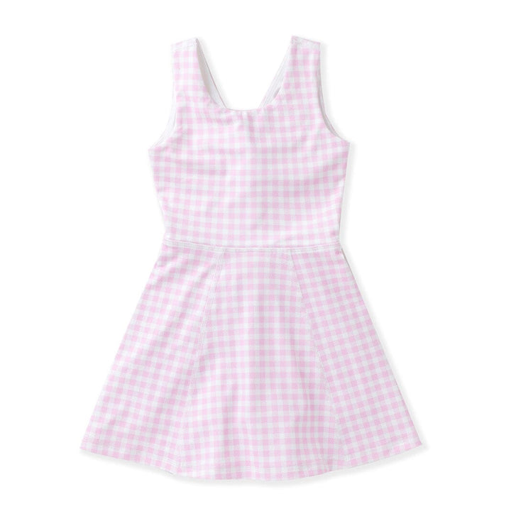 Athletic Pink Gingham Dress Girl Dress Swoon Baby 