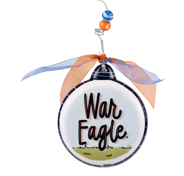 Auburn Mascot Puff Ornament Football Ornament Glory Haus 