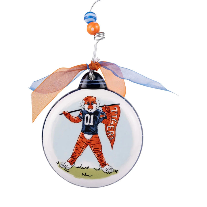 Auburn Mascot Puff Ornament Football Ornament Glory Haus 