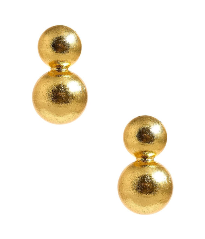 Audrey Stud - Brushed Gold Womens Earrings Lisi Lerch 