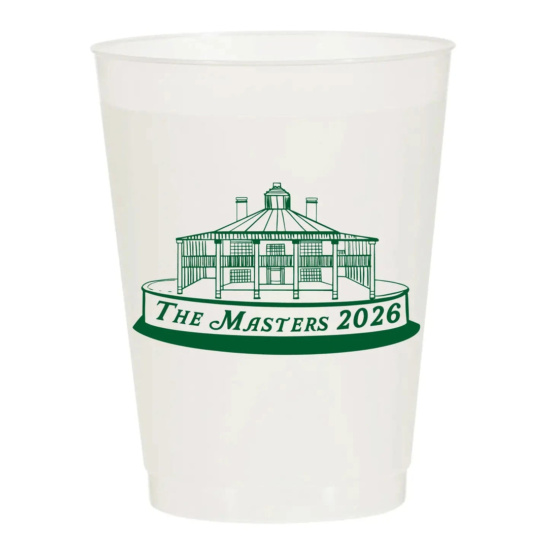 Augusta National Golf 2026 Frosted Cups- Masters Styrofoam Cups Sip Hip Hooray 