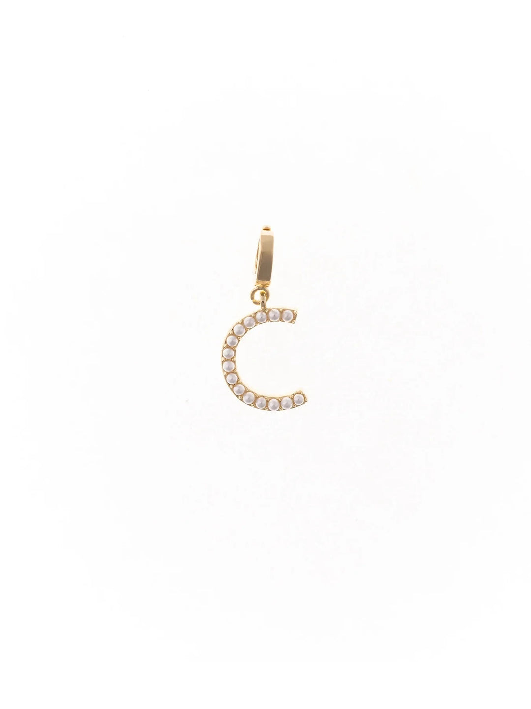 Avery Pearl Initial Charm Necklace Charm Michelle McDowell C 