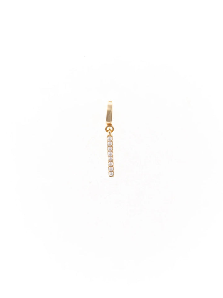 Avery Pearl Initial Charm Necklace Charm Michelle McDowell I 