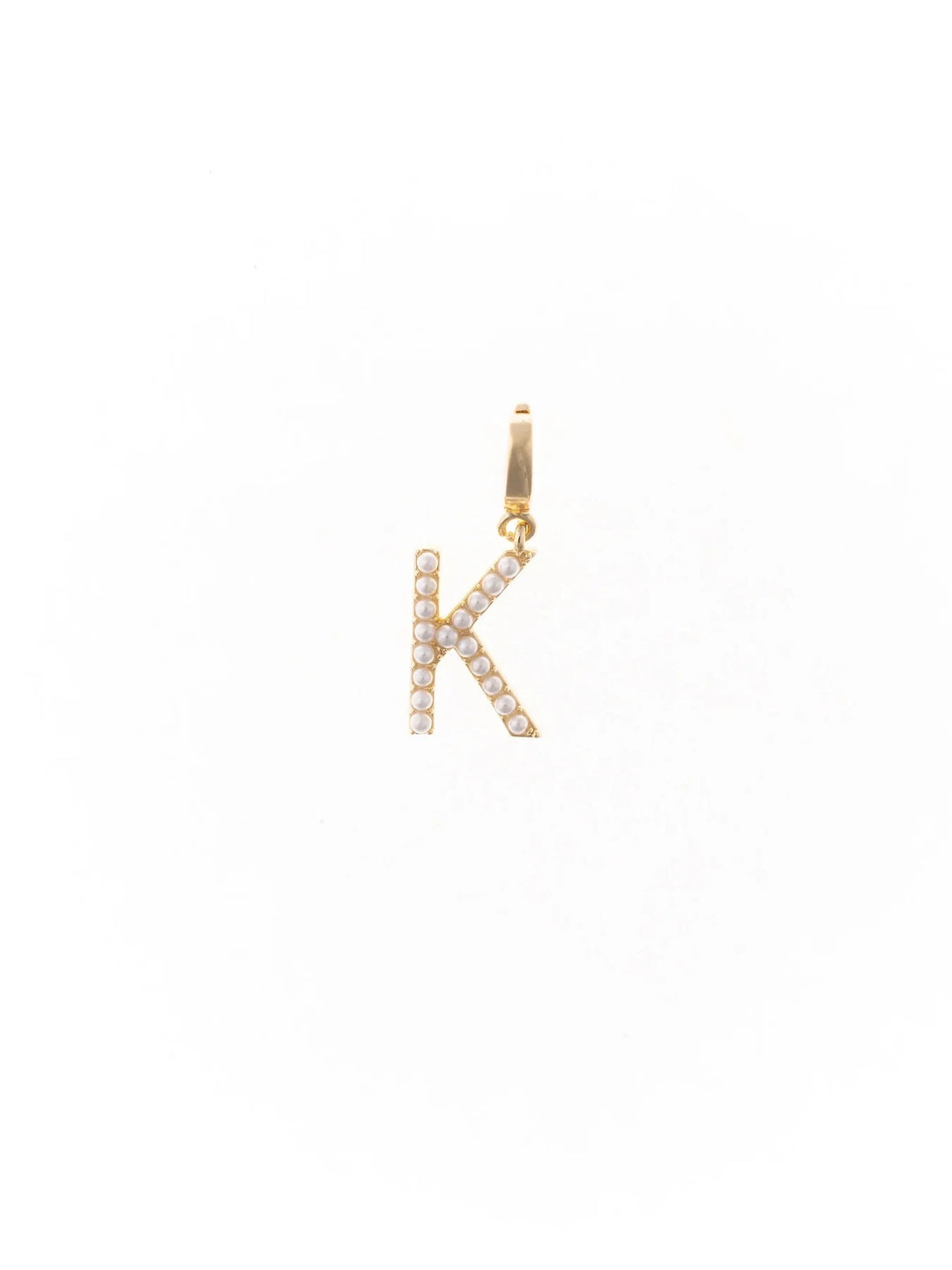 Avery Pearl Initial Charm Necklace Charm Michelle McDowell K 