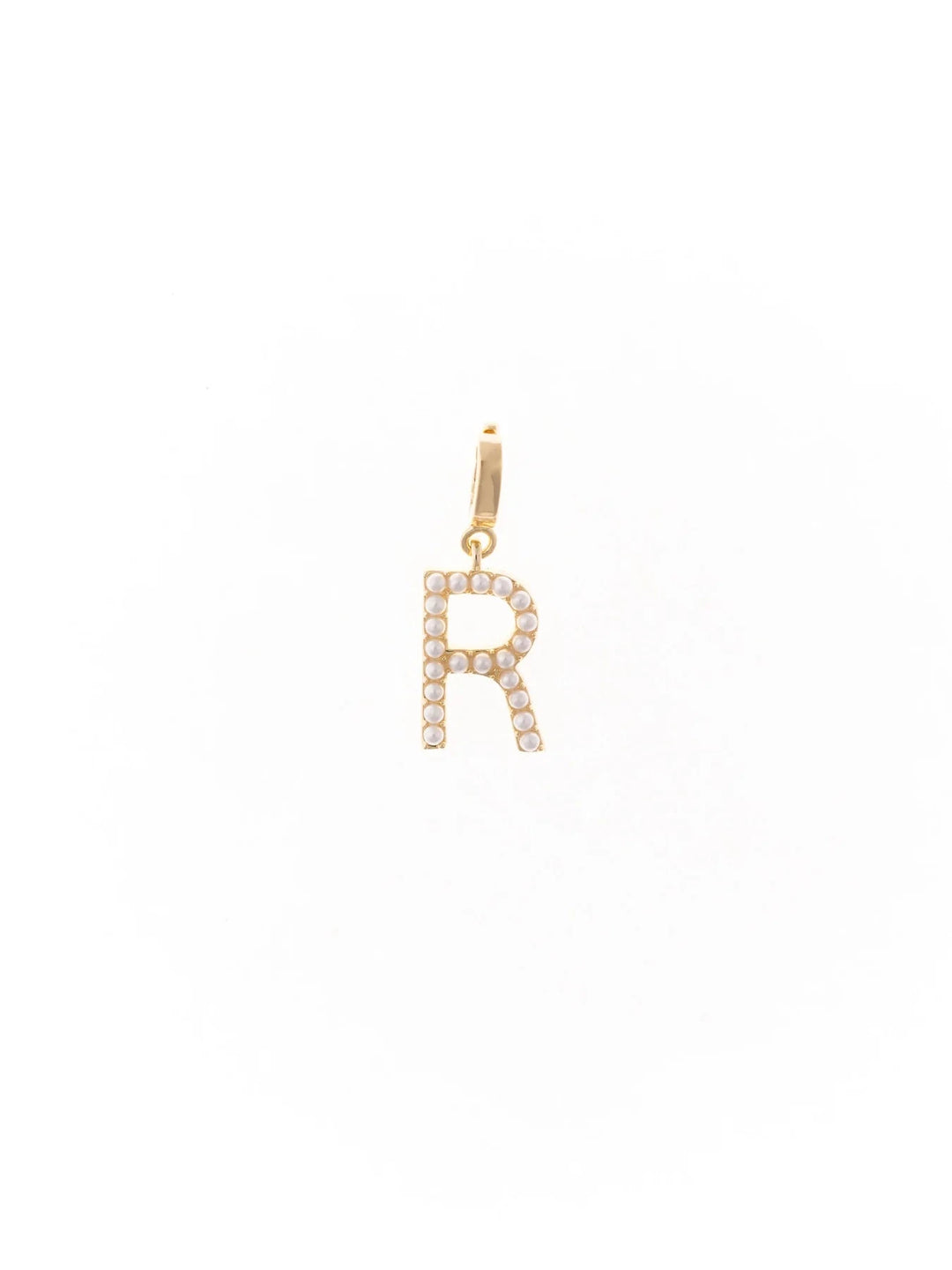 Avery Pearl Initial Charm Necklace Charm Michelle McDowell R 