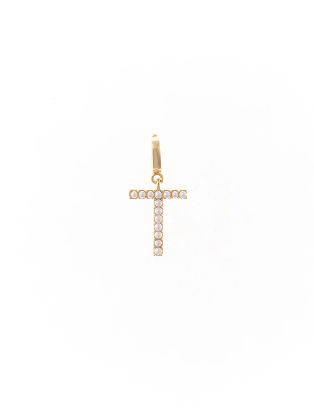 Avery Pearl Initial Charm Necklace Charm Michelle McDowell T 