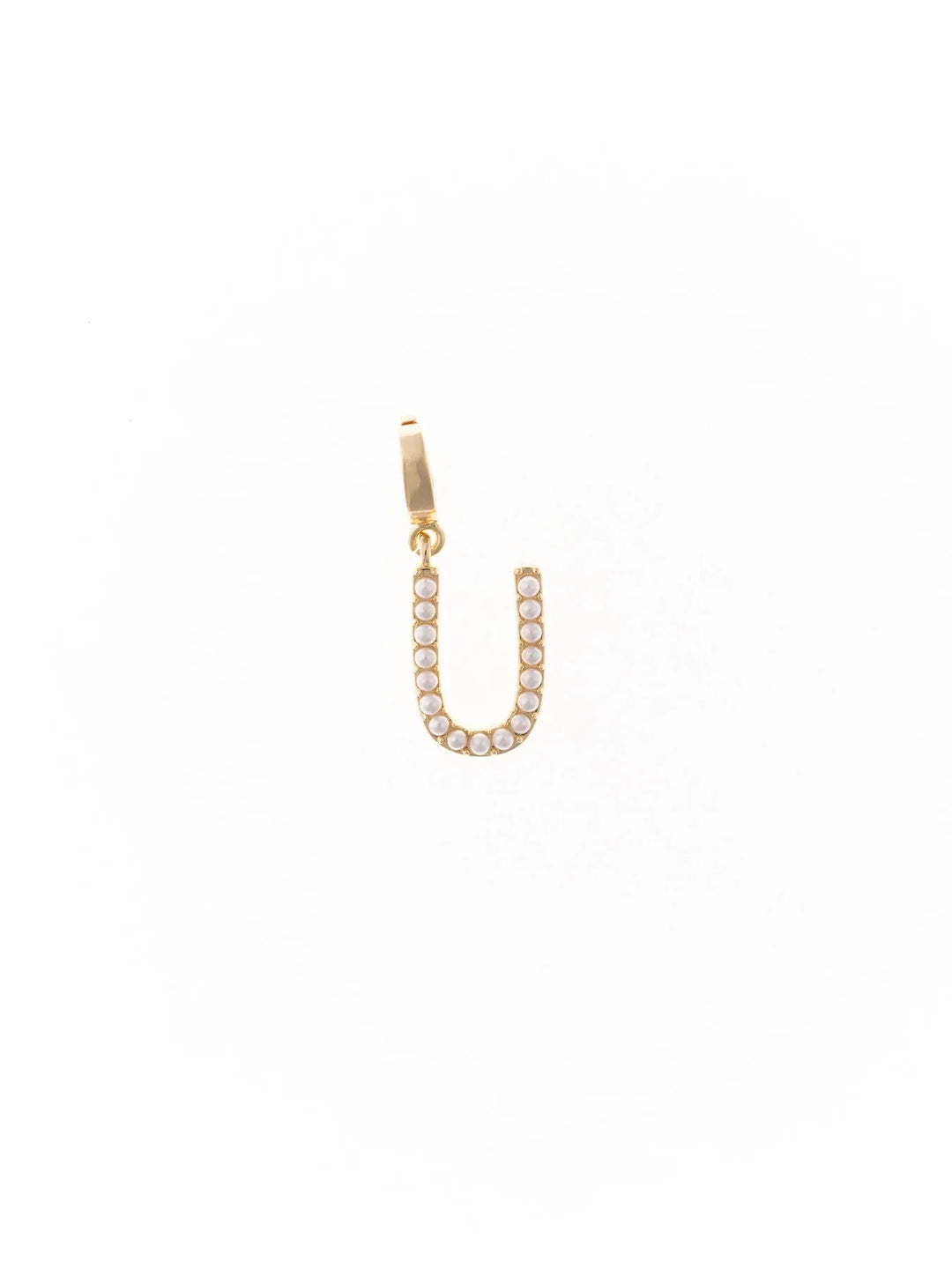 Avery Pearl Initial Charm Necklace Charm Michelle McDowell U 