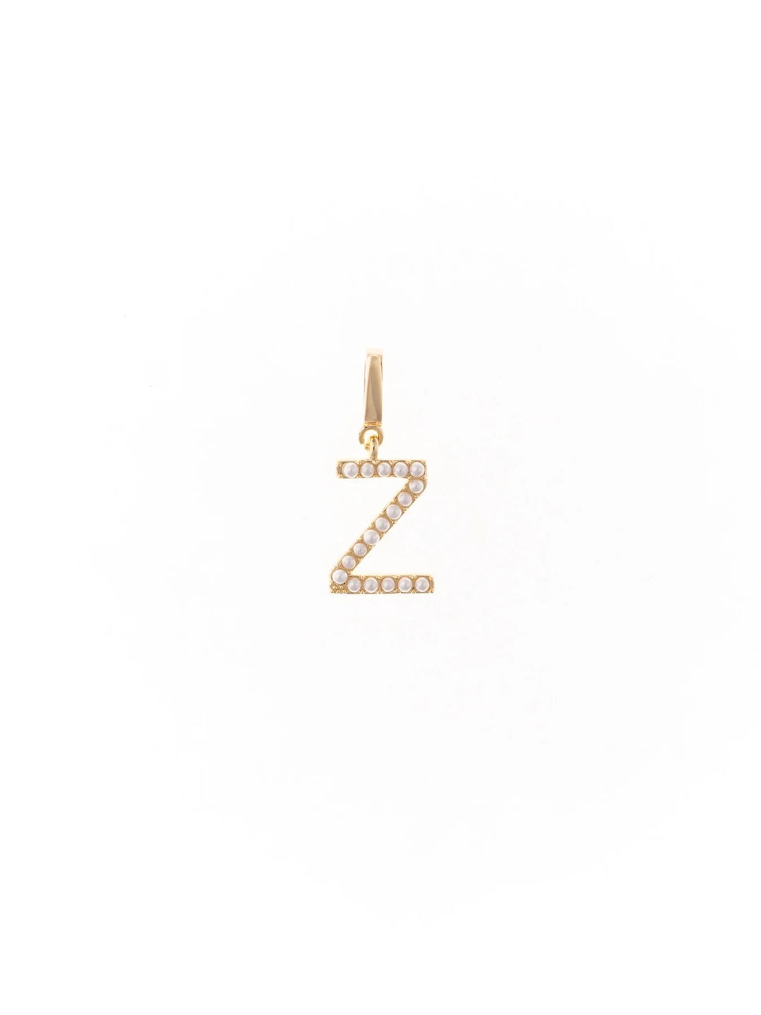 Avery Pearl Initial Charm Necklace Charm Michelle McDowell Z 
