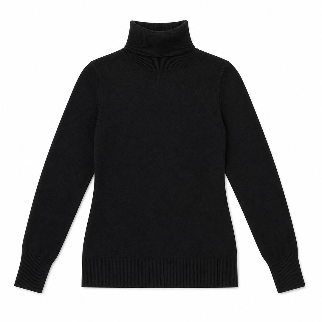 Avril Turtleneck Sweater - Black Womens Sweaters Spartina 