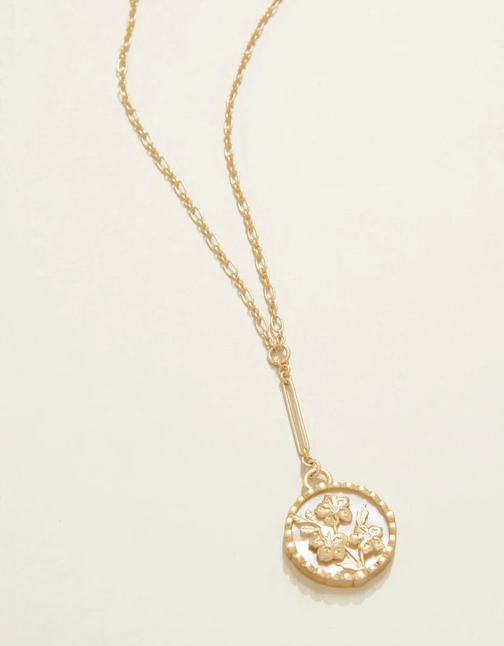Azalea Mother of Pearl Necklace 17" Womens Necklace Spartina 