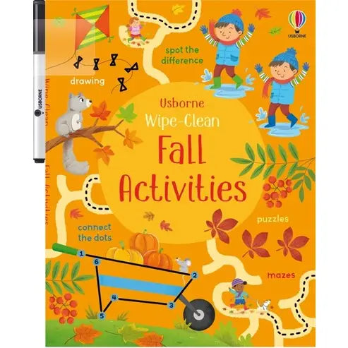 Wipe-Clean Activities Book - Fall Activities