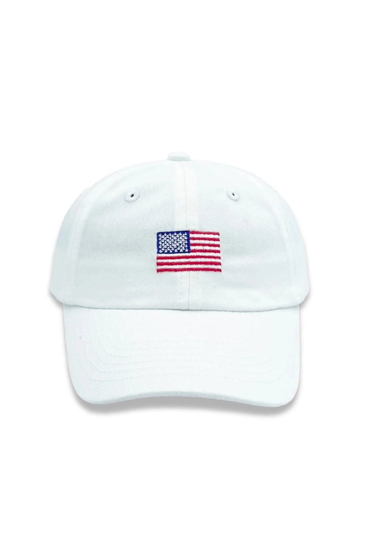 Baby Baseball Hat - USA Flag Baby Hat Bits & Bows 