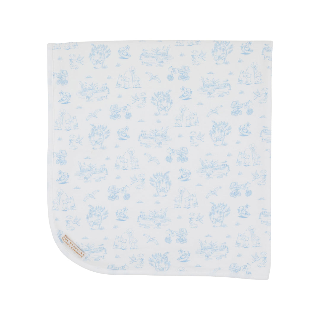 Baby Buggy Blanket - Beale Street Baby Blanket Beaufort Bonnet 