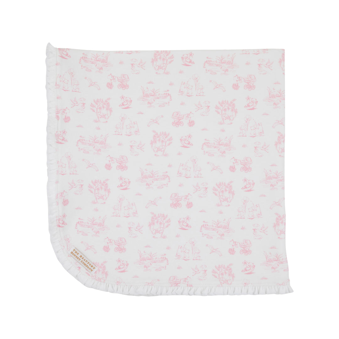 Baby Buggy Blanket - Hamptons Hot Baby Blanket Beaufort Bonnet 