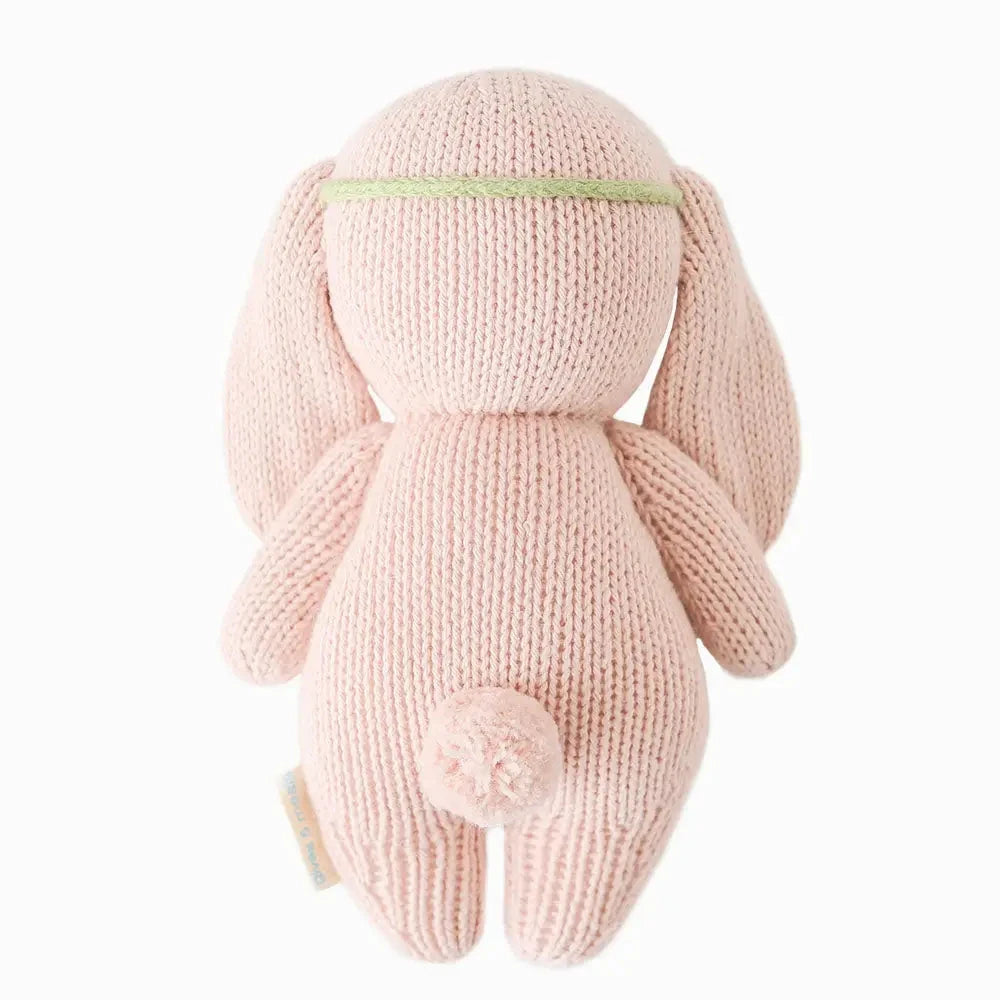 Baby Bunny - Rose with Ivory Floral Crown Plush Toy Cuddle + Kind 